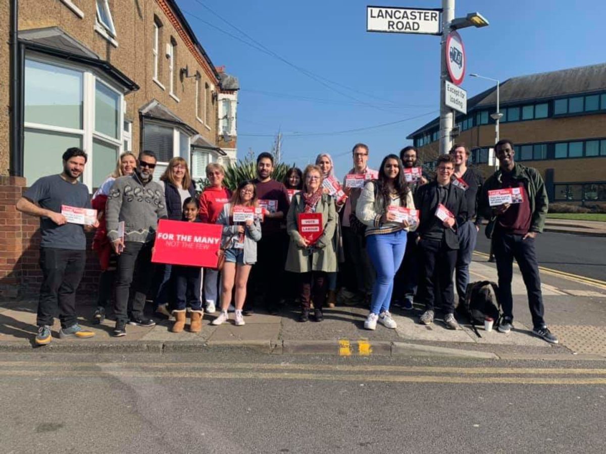 Local members were joined by London Young Labour in Uxbridge